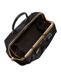 Sort taske af kalveskind