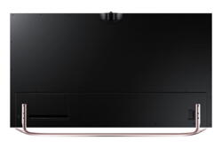 Super fladt fjernsyn i kobber farvet ramme